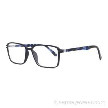 Stilista di stilista TR90 cornici ottiche da uomo occhiali occhiali da occhio
